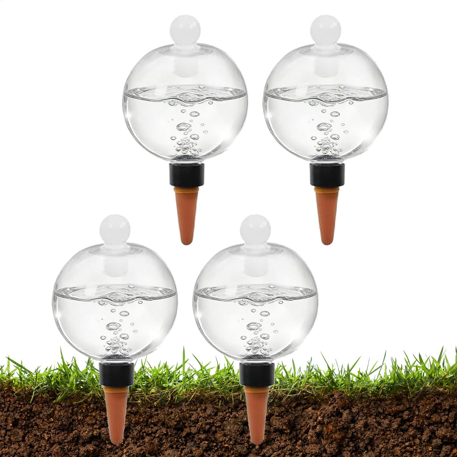 Self Watering Planter - Pflanzenbewässerungskugeln, 4 Stück, 500 ml, transparente