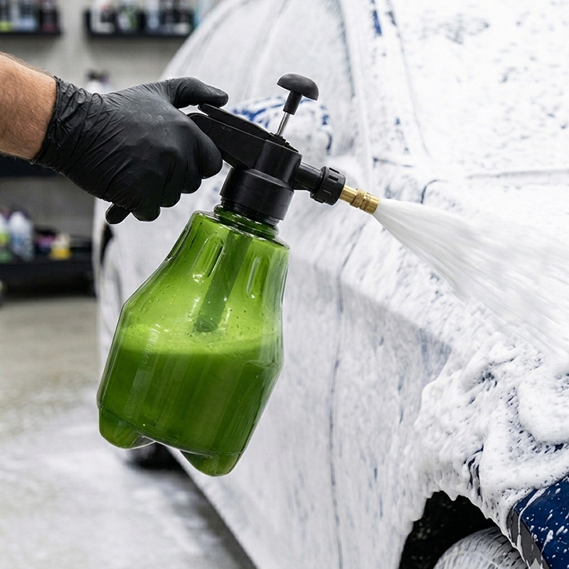 Trowel Garden Tools - 1,5L Auto-Waschsprühflasche Handgehaltener Auto-Waschkanne Druckluft-Sprühgerät für