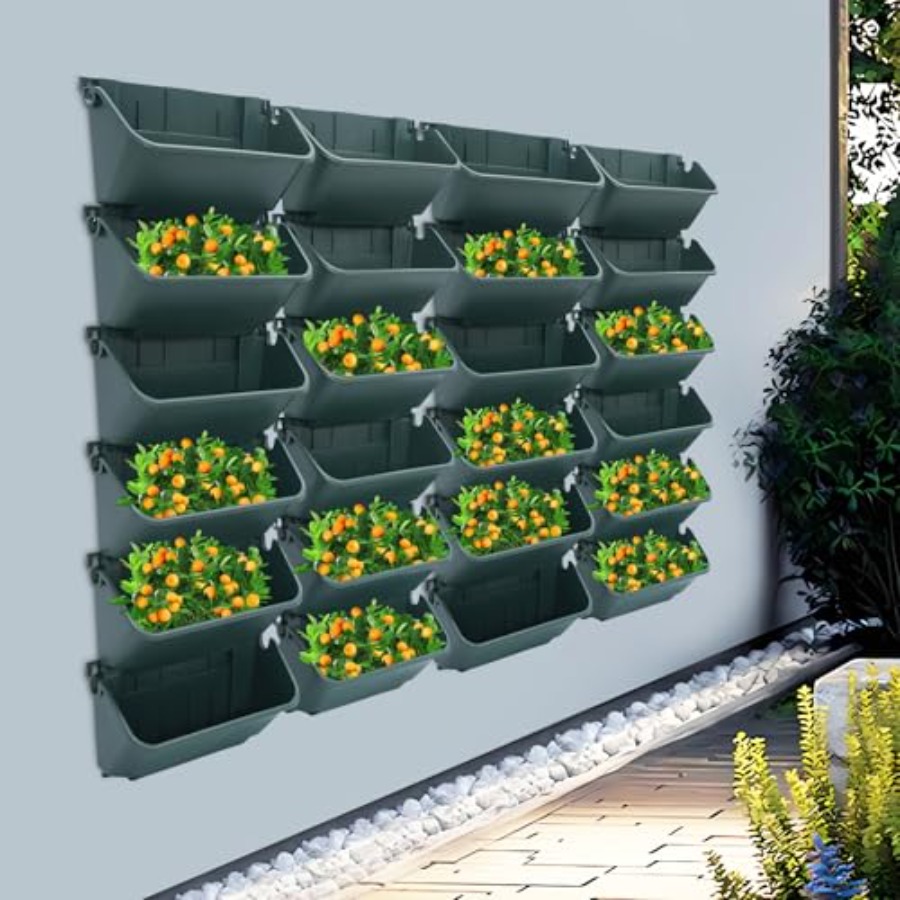 Vertical Planter - Vertikaler Gartenpflanzkasten für den Innenbereich, Balkon