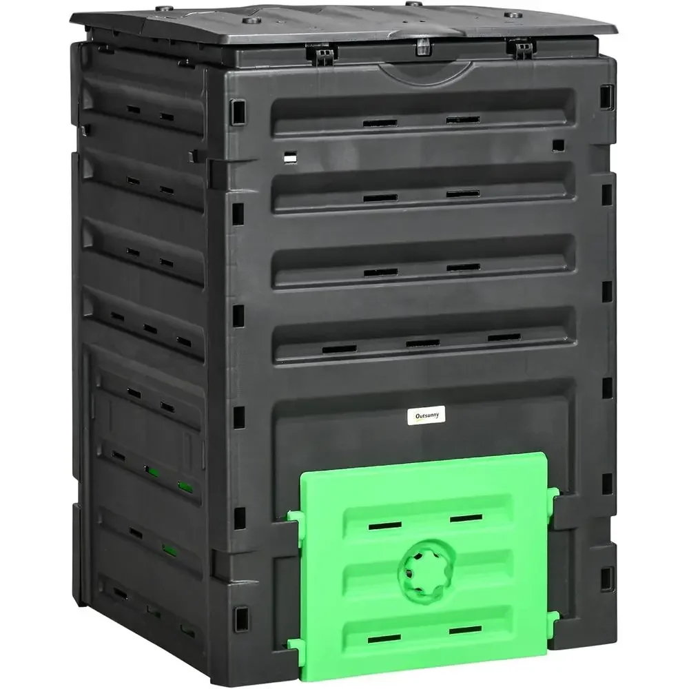 Compost Bin - 120 Gallonen großer Garten-Kompostbehälter mit 80