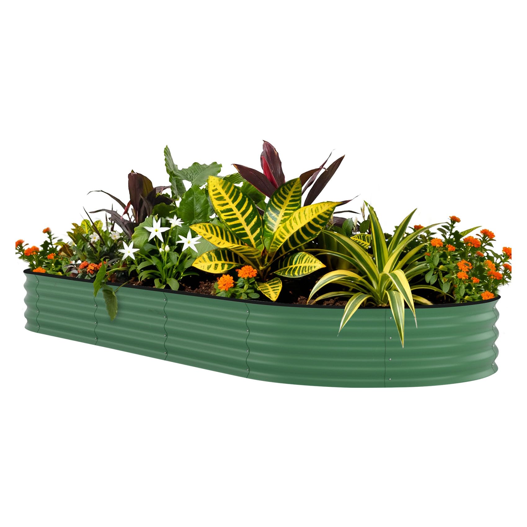 Raised Garden Bed - 8x4x1,5 ft Verzinktes Hochbeet - 18