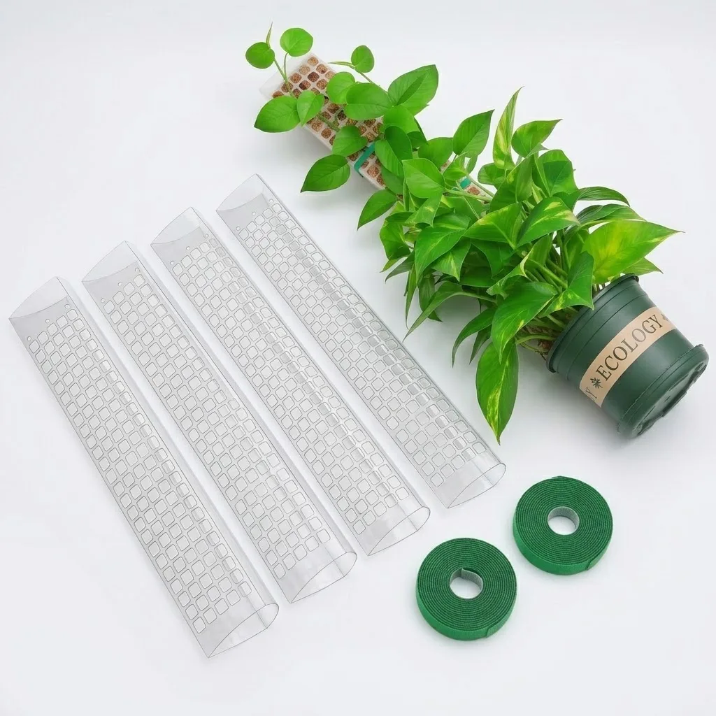 Indoor Herb Garden - Kunststoff-Moosstange, Pflanzenständer für Zimmerkletterpflanzen, Wachstumsstütze für