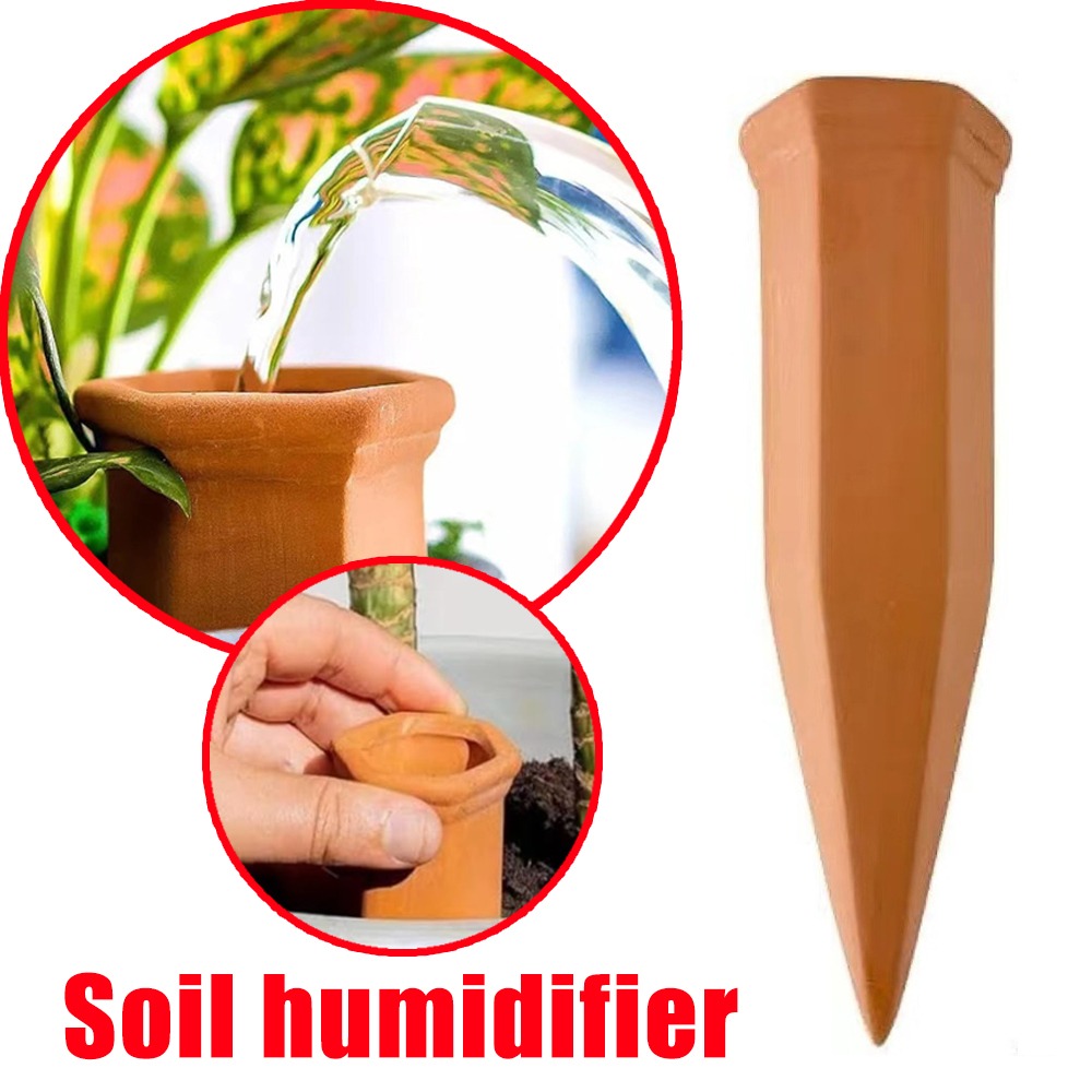 Self Watering Planter - Automatisches Bewässerungssystem aus Terrakotta, Pflanzenbewässerungssystem, Blumentopf,