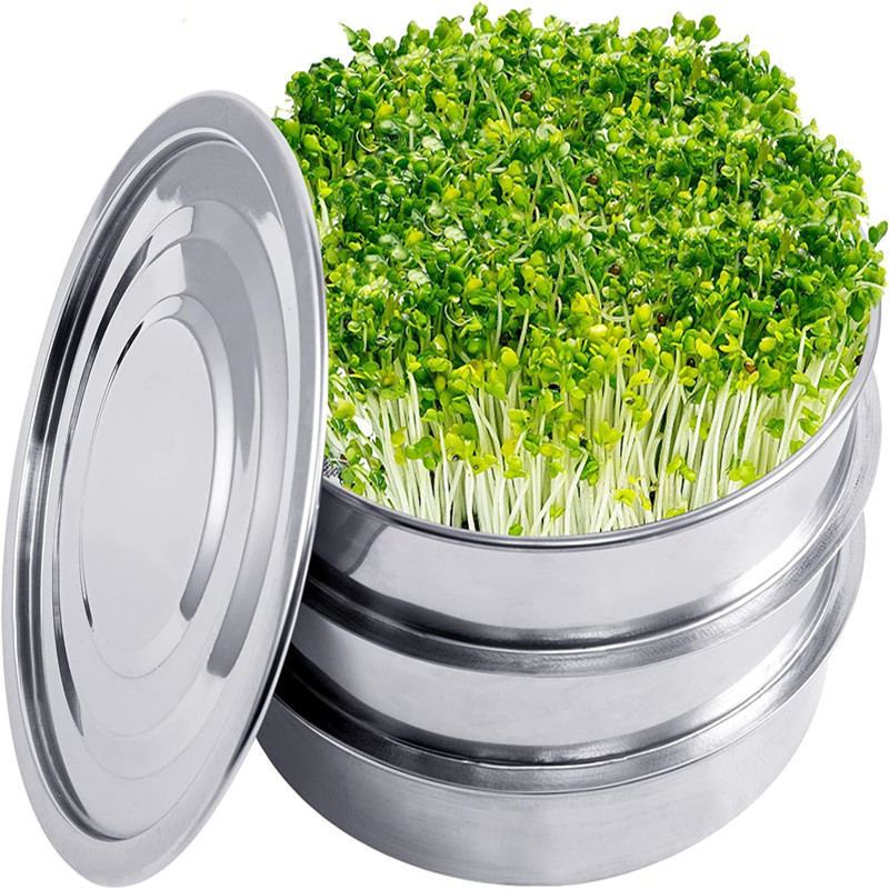 Hydroponic Kit - Pflanzenkeimungsset aus Edelstahl, Hydrokultur-Anbausystem, Kits für