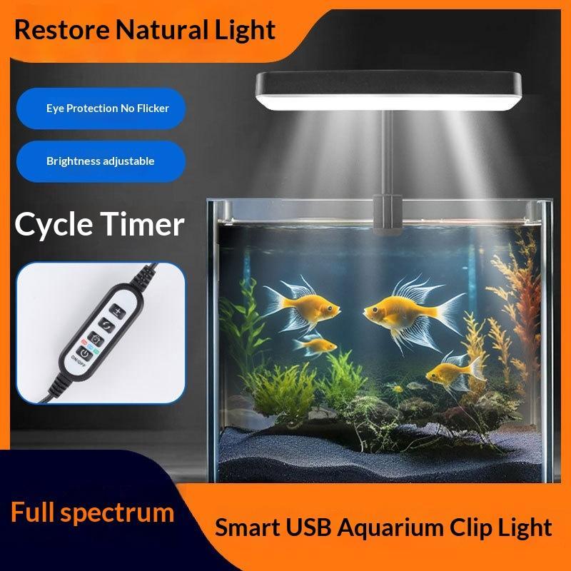 Grow Light Led - Vollspektrum LED-Aquariumbeleuchtung 360 Grad Einstellbar mit