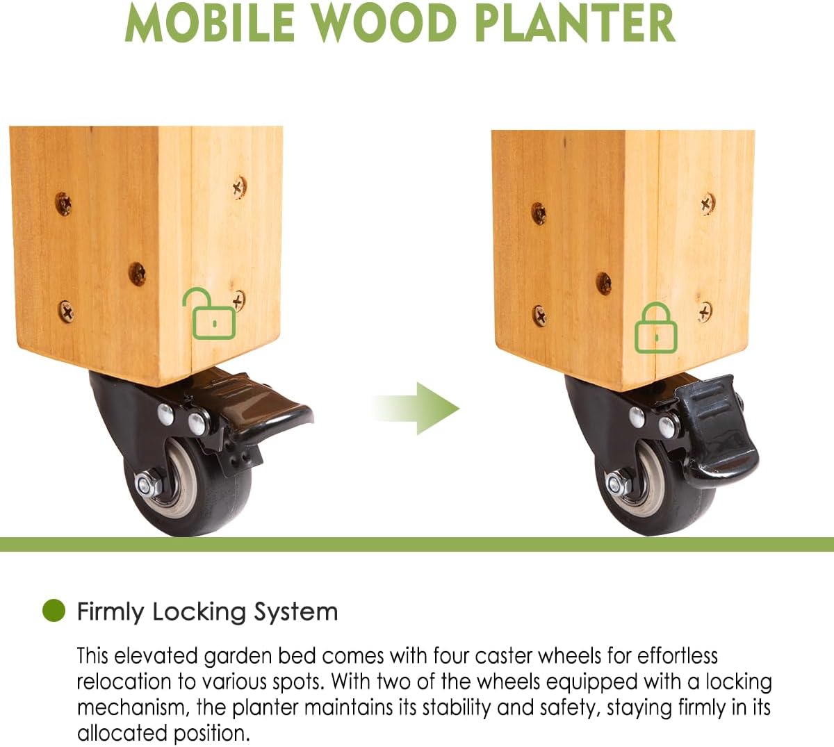 Mobiles Holz-Hochbeet, Naturho – Raised Garden Bed Bewertung und Preis