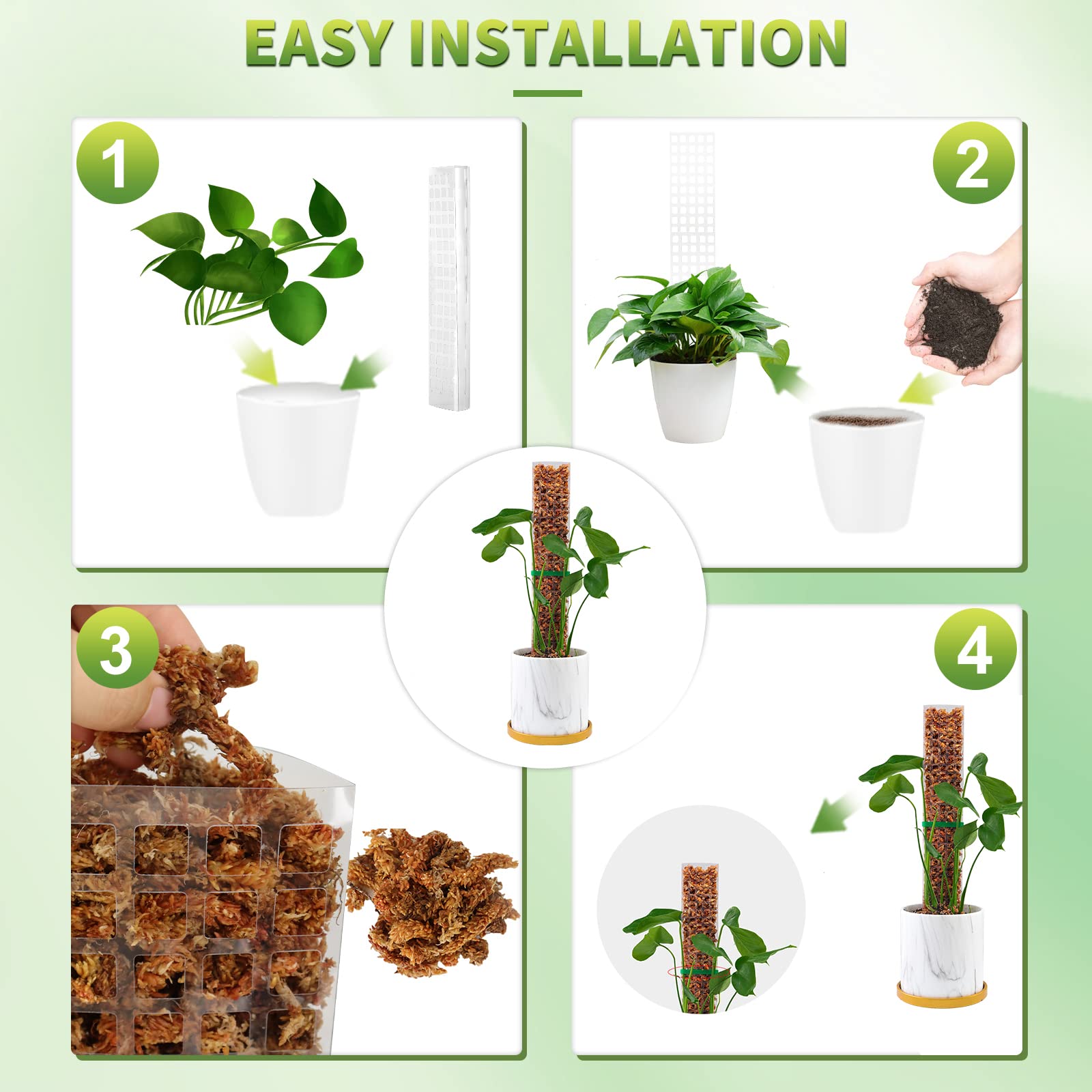 Moosstangen, Pflanzen, Pflanze – Indoor Herb Garden Bewertung und Preis