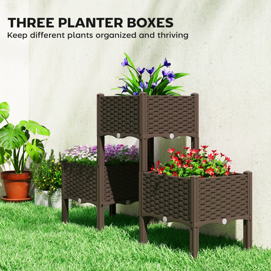 Kunststoff-Hochbeet mit Beinen – Self Watering Planter Bewertung und Preis