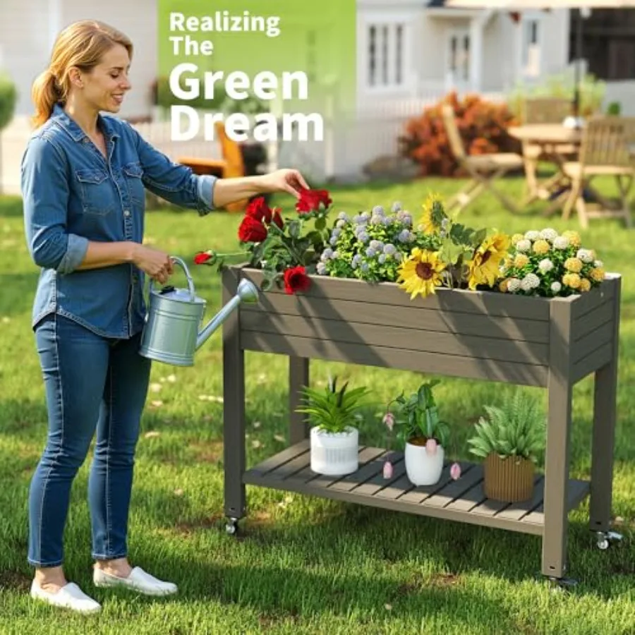 Erhöhtes Hochbeet mit Beinen,  – Self Watering Planter Bewertung und Preis