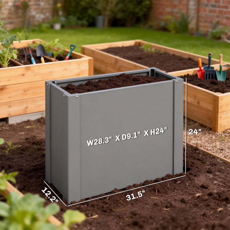 Outsunny Hochbeet aus verzinkt – Raised Garden Bed Bewertung und Preis