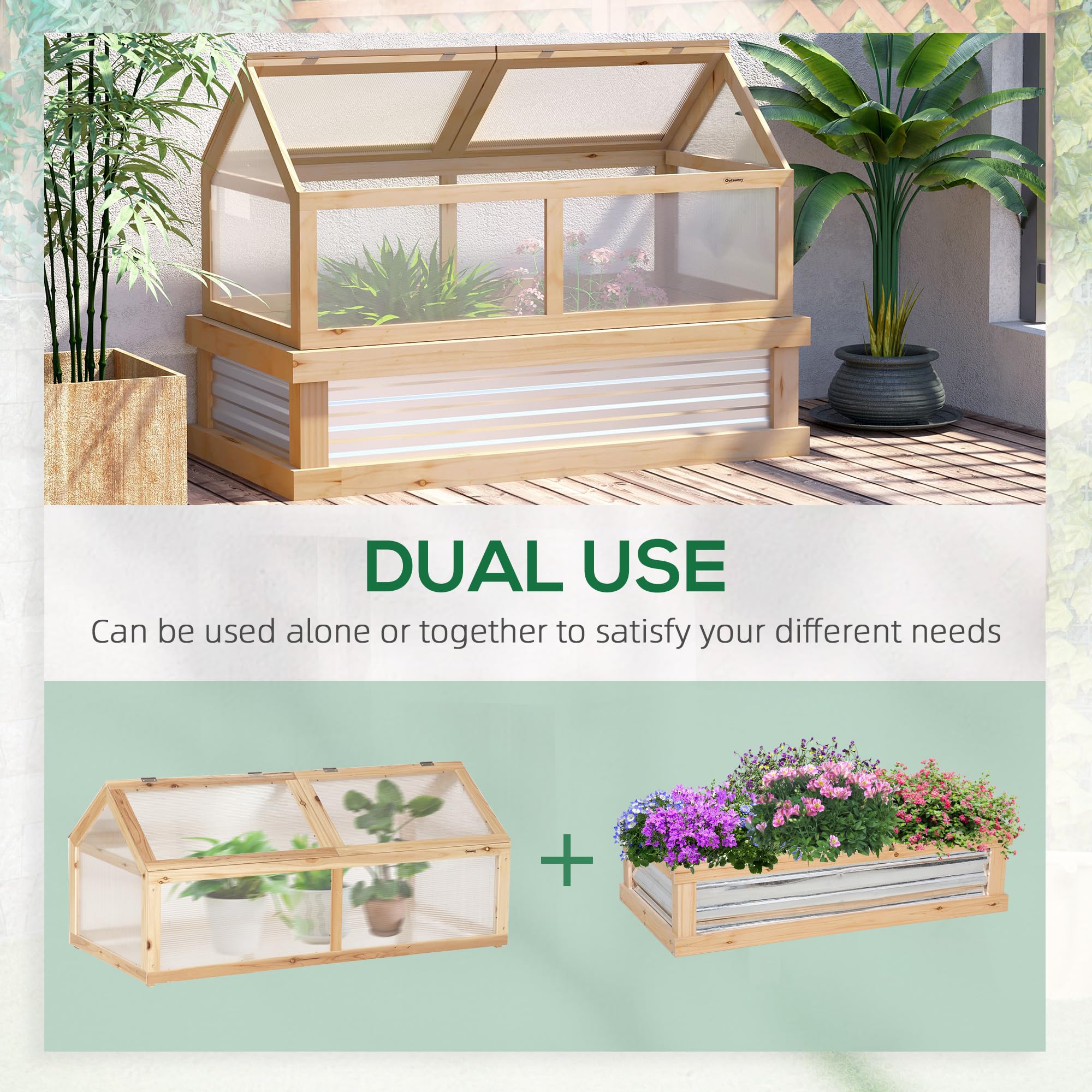 Hochbeet, Mini-Gewächshaus aus – Raised Garden Bed Bewertung und Preis