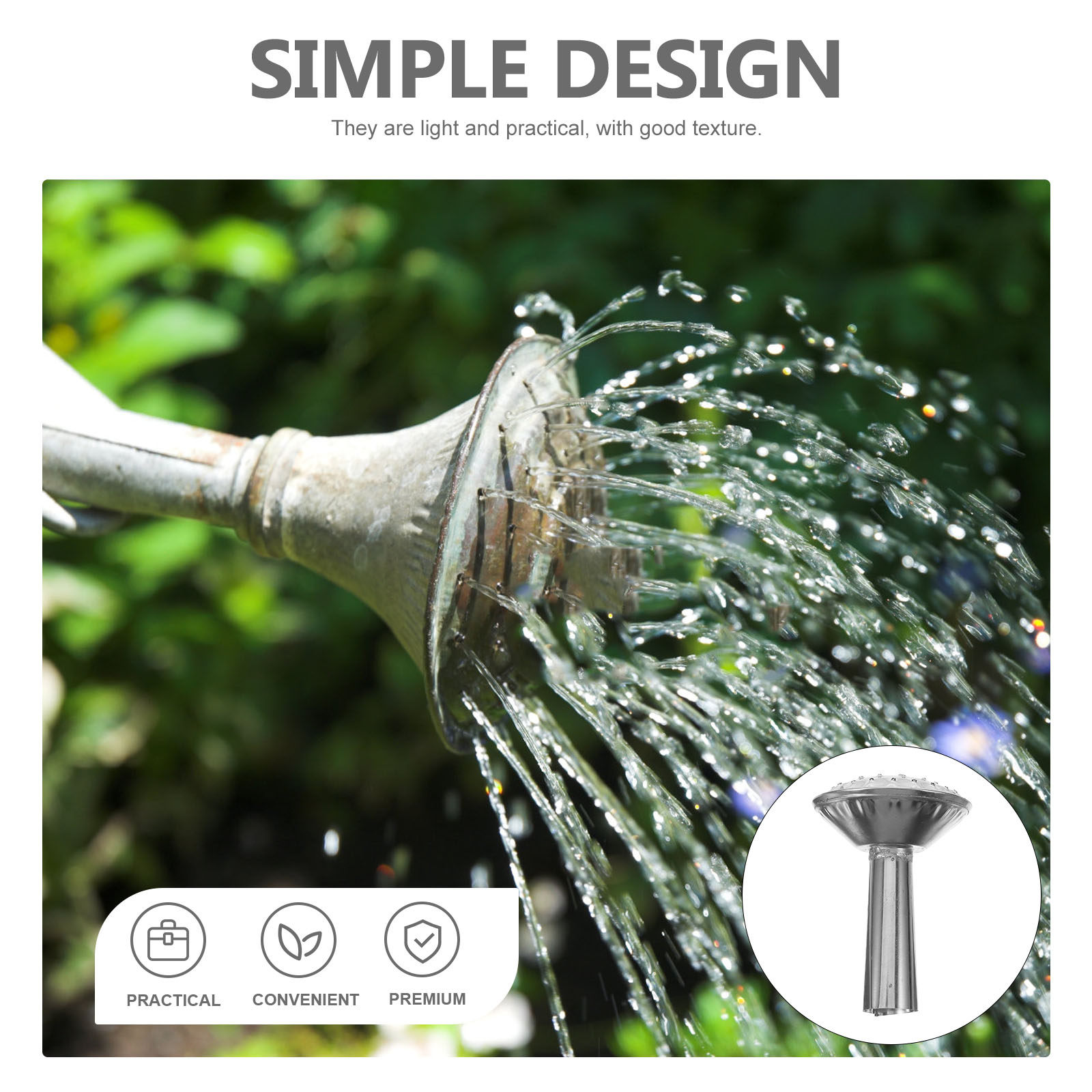 Edelstahl-Wassersprühkopf, lan – Watering Can Bewertung und Preis