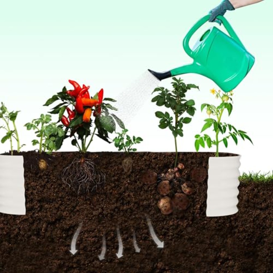 Verzinktes Hochbeet mit 96 ver – Raised Garden Bed Bewertung und Preis