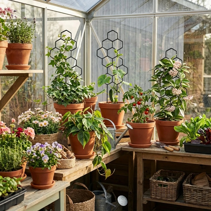 2/4 Stück Pflanzenstütze, fest – Indoor Herb Garden Bewertung und Preis