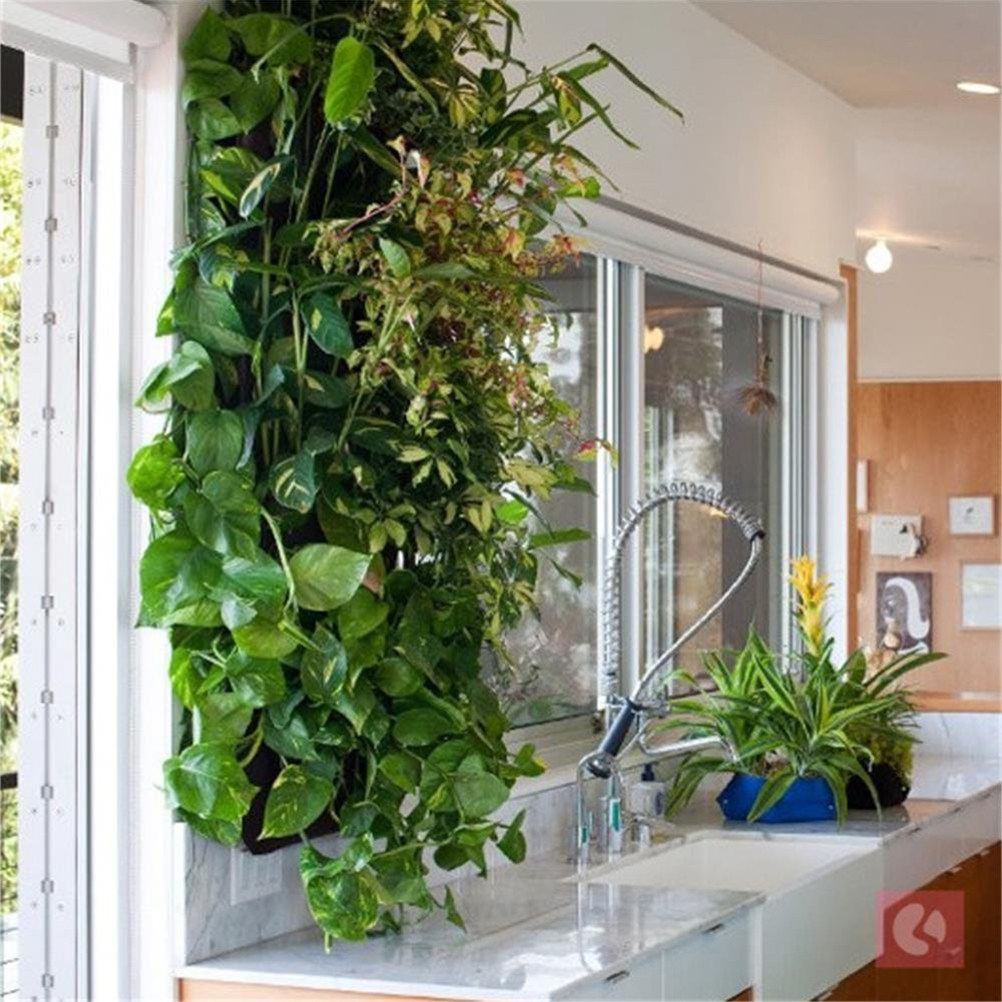 1 Stück Filz-Pflanzbeutel zur  – Vertical Planter Bewertung und Preis