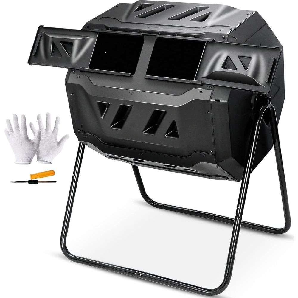 43-Gallonen-Komposttrommel mit – Compost Bin Bewertung und Preis