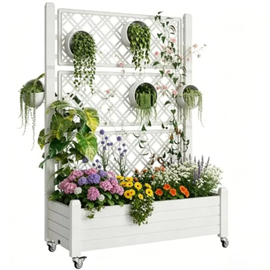 Gartenbeet mit Rankhilfe, selb – Self Watering Planter Bewertung und Preis