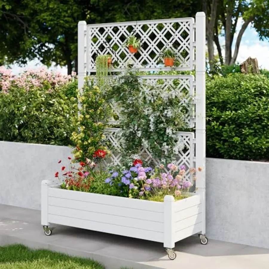 Gartenbeet mit Rankhilfe, selb – Self Watering Planter Bewertung und Preis