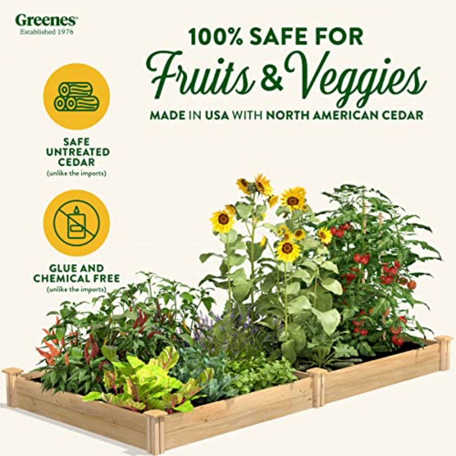 Hochbeet für den Außenbereich, – Raised Garden Bed Bewertung und Preis