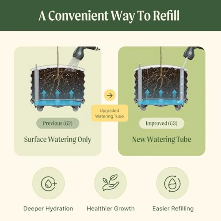 Rollender Zitrusbaum-Pflanzküb – Self Watering Planter Bewertung und Preis