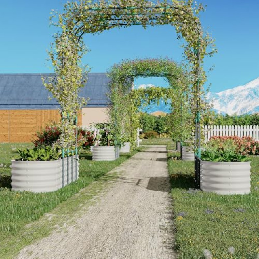 96 cm Hohes Verzinktes Hochbee – Raised Garden Bed Bewertung und Preis