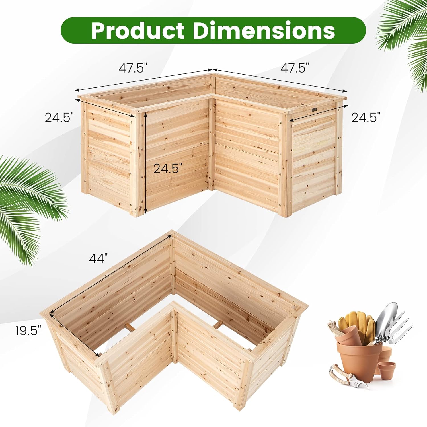 Outdoor Massivholz Hochbeet fü – Raised Garden Bed Bewertung und Preis