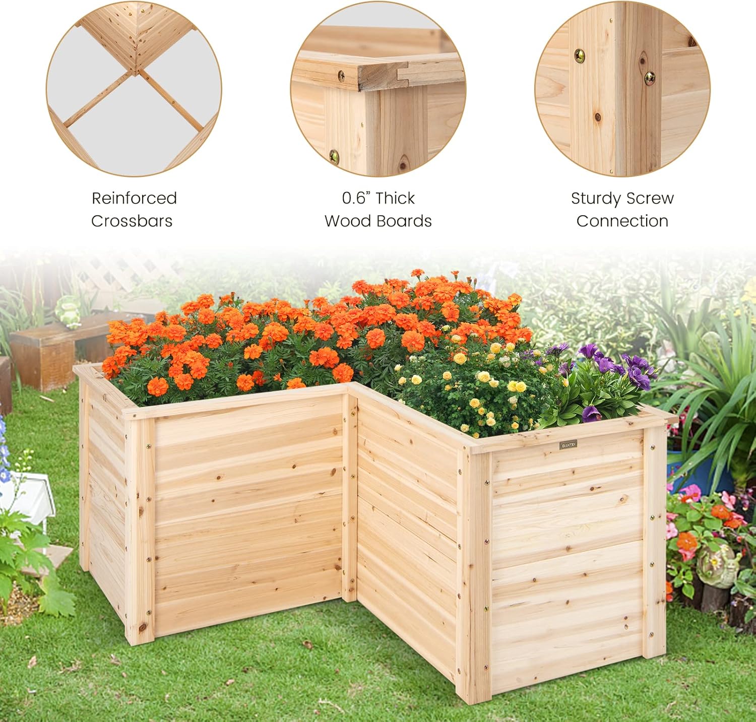 Outdoor Massivholz Hochbeet fü – Raised Garden Bed Bewertung und Preis