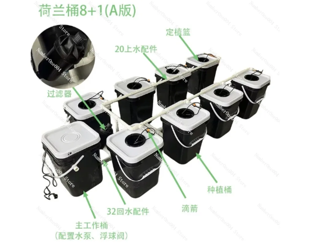 RDWC Heim-Balkon Hydroponik-An – Hydroponic Kit Bewertung und Preis
