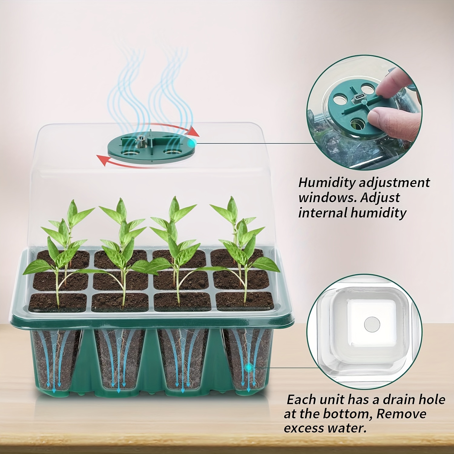 Sämling-Anzuchtset - 1/2/3 Set – Grow Light Led Bewertung und Preis