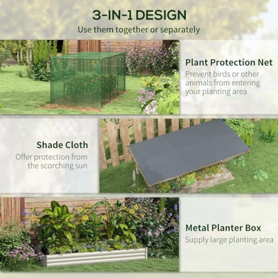 7,3 x 3,4 x 1 Fuß (2,2 x 1,0 x – Raised Garden Bed Bewertung und Preis