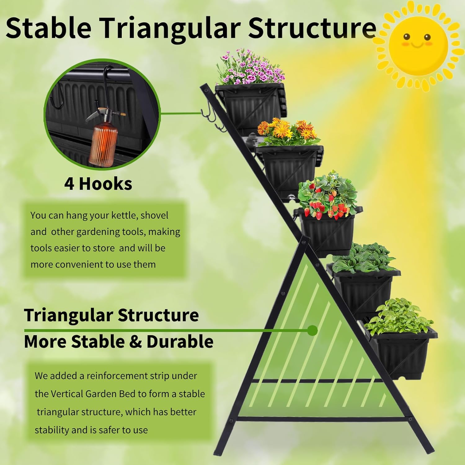 Outdoor Garten Terrasse Hof Ve – Vertical Planter Bewertung und Preis