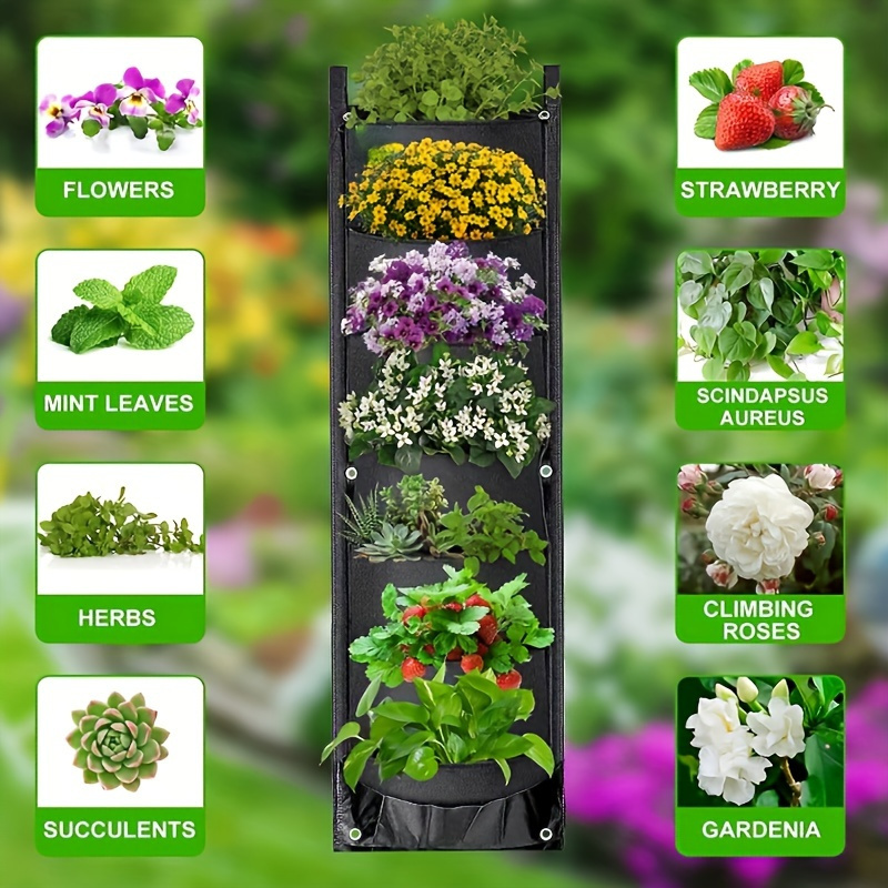 2 Stück 7-Fach Wasserdichte Wa – Vertical Planter Bewertung und Preis