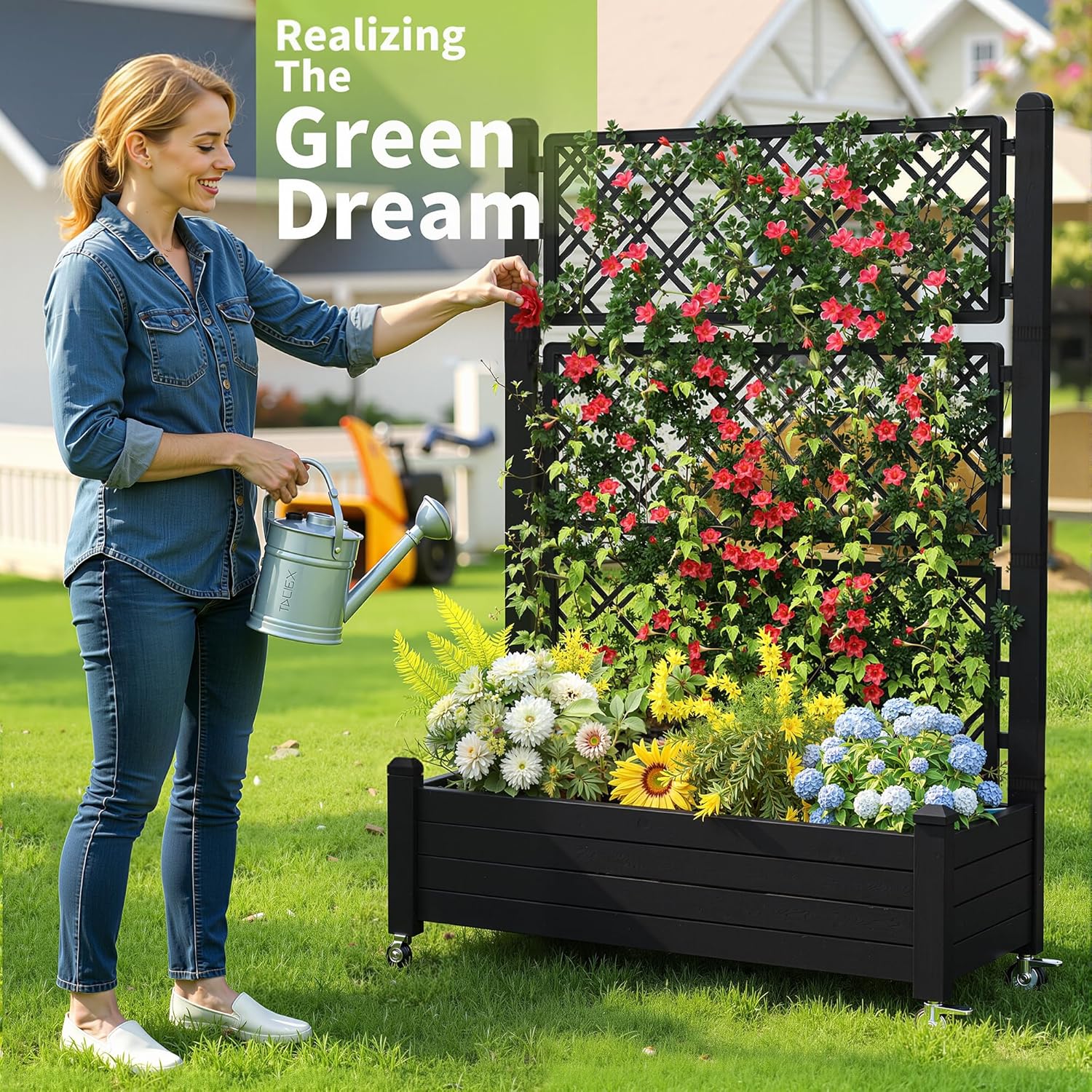 Hochbeet mit Rankgitter, 21 Ga – Self Watering Planter Bewertung und Preis
