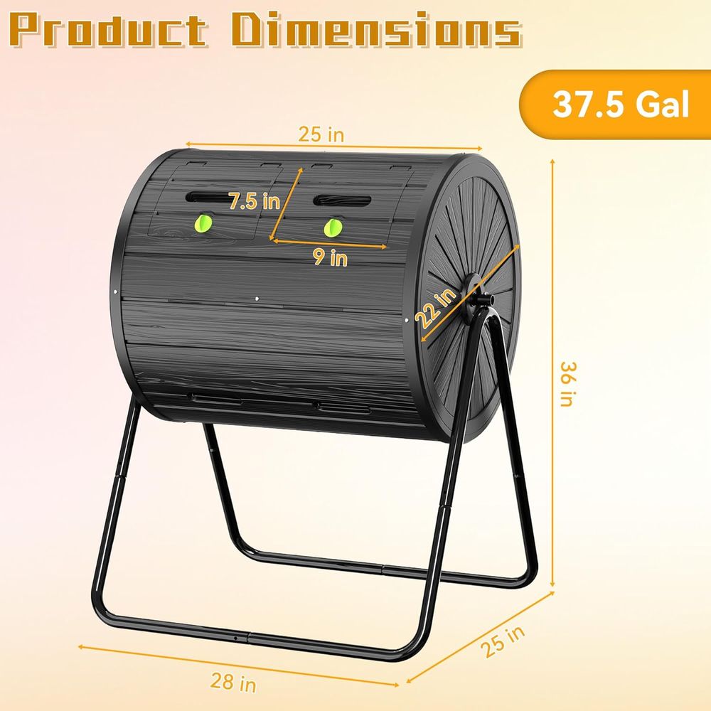 Outdoor 37,5-Gallonen Allwette – Compost Bin Bewertung und Preis