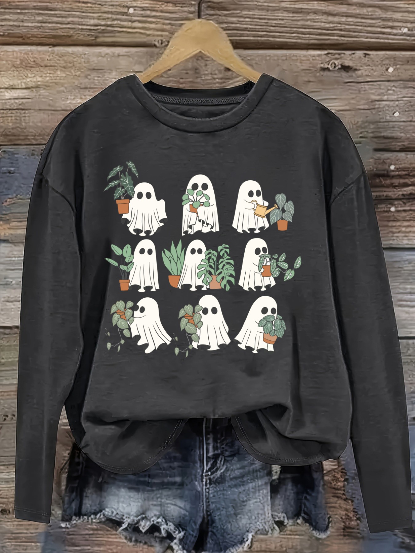 Damen-Freizeit-T-Shirt mit lan – Plant Pot Bewertung und Preis