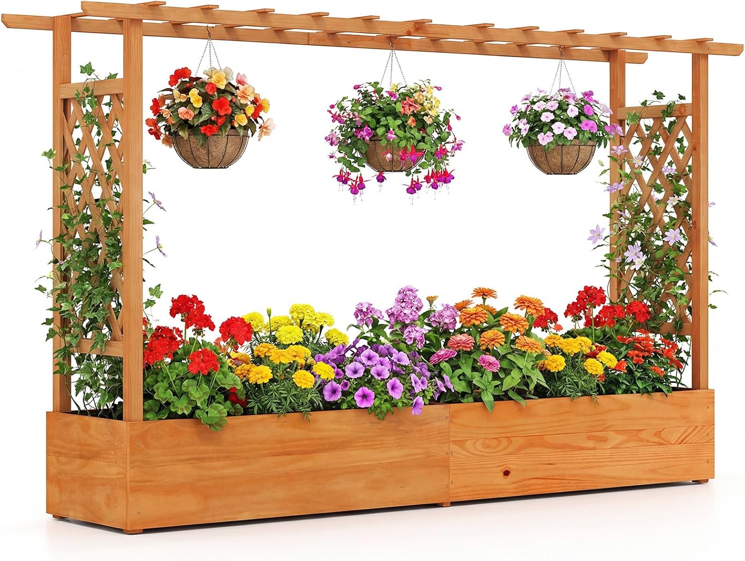 Outdoor-Patio-Hochbeet, Kunsts – Raised Garden Bed Bewertung und Preis