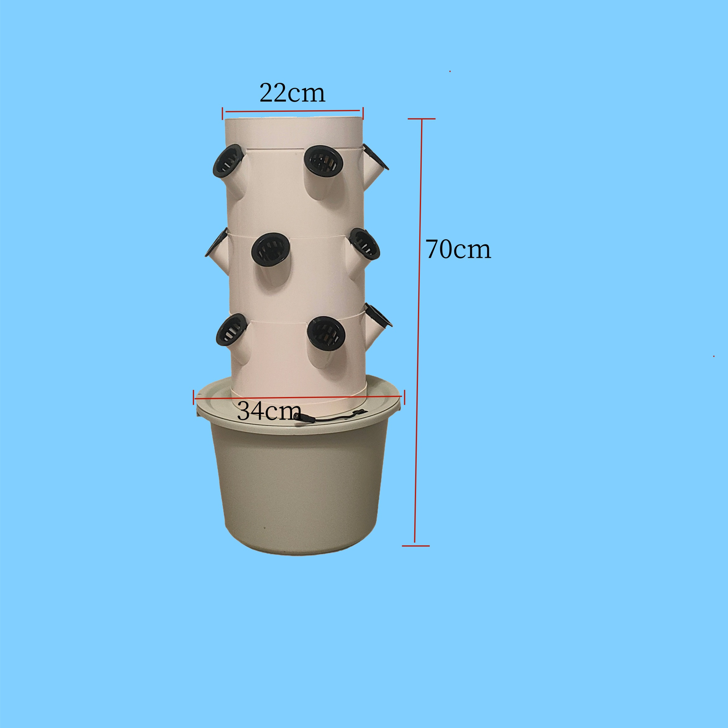 Vertikales Hydroponisches Anba – Indoor Herb Garden Bewertung und Preis