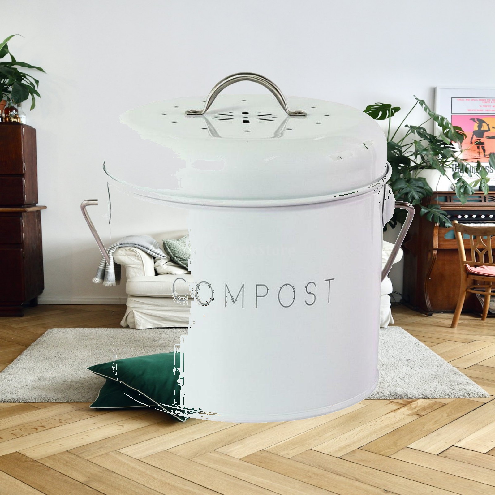 Desktop-Mülleimer für die Küch – Compost Bin Bewertung und Preis